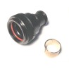 Amphenol Limited Circular Connector Backshell Size 12 Straight Aluminium Alloy Housing Black BK4Size