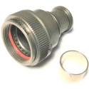 Amphenol Limited Circular Connector Backshell Straight Size 20 Aluminium Alloy Housing BK4Size 