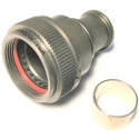 Amphenol Limited Circular Connector Backshell BK4Size 22, Straight Orientation, Aluminium Alloy Housing 