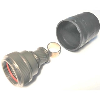 Amphenol Limited Circular Connector Backshell Aluminium Alloy Housing Shell Size 22 Straight Female Orientation BK4Size 