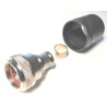 Amphenol Limited Circular Connector Backshell 22mm Shell Size Straight Orientation Aluminium Alloy Housing BK4Size