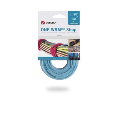 VELCRO® Royal Blue Reclosable Fastener 20mm Width x 200mm Length, Polyamide Polypropylene Material, Loop Type VEL-OW64503
