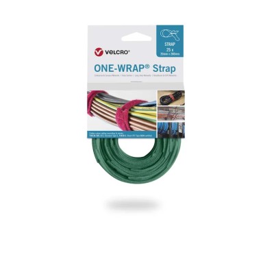 VELCRO® Green Reclosable Fastener Loop Tape 20mm x 200mm, 2.35mm Thickness VEL-OW64506