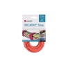 VELCRO® Orange Reclosable Fastener 20mm Width x 200mm Length, Polyamide & Polypropylene, Loop Type VEL-OW64511