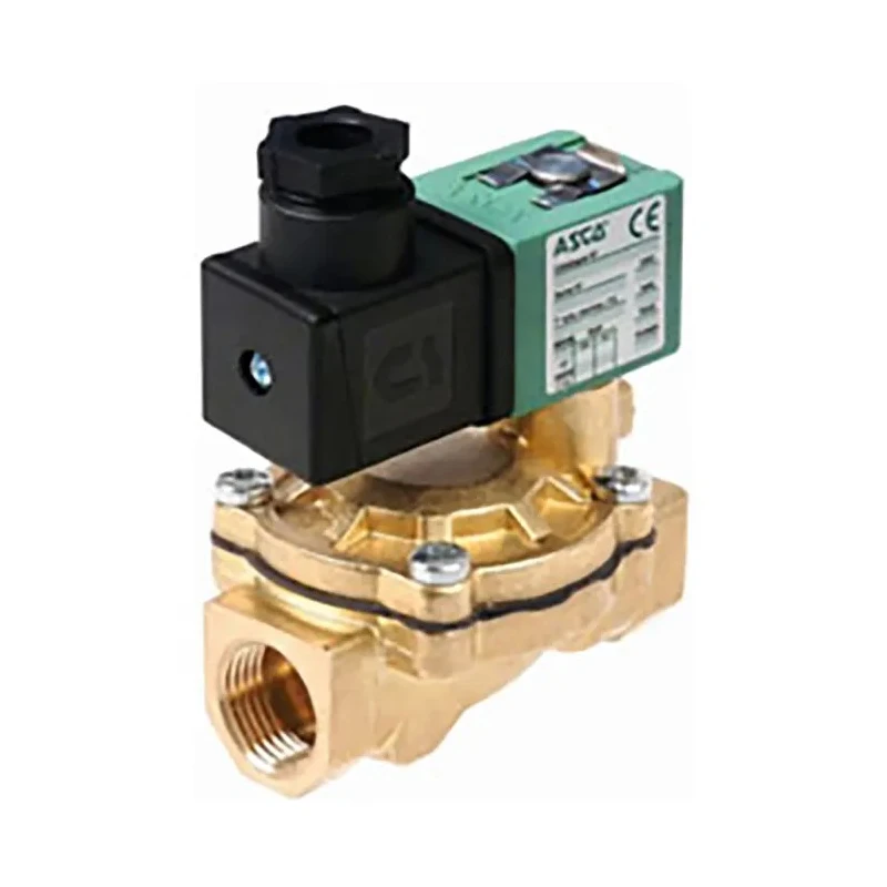 EMERSON ? ASCO 2 Port Normally Closed Brass Body Solenoid Valve 230V AC E238D002-076