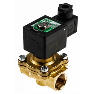 EMERSON ? ASCO EMERSON ASCO Solenoid Valve 2 Port Normally Closed Brass Body 24V ac E210D095-177