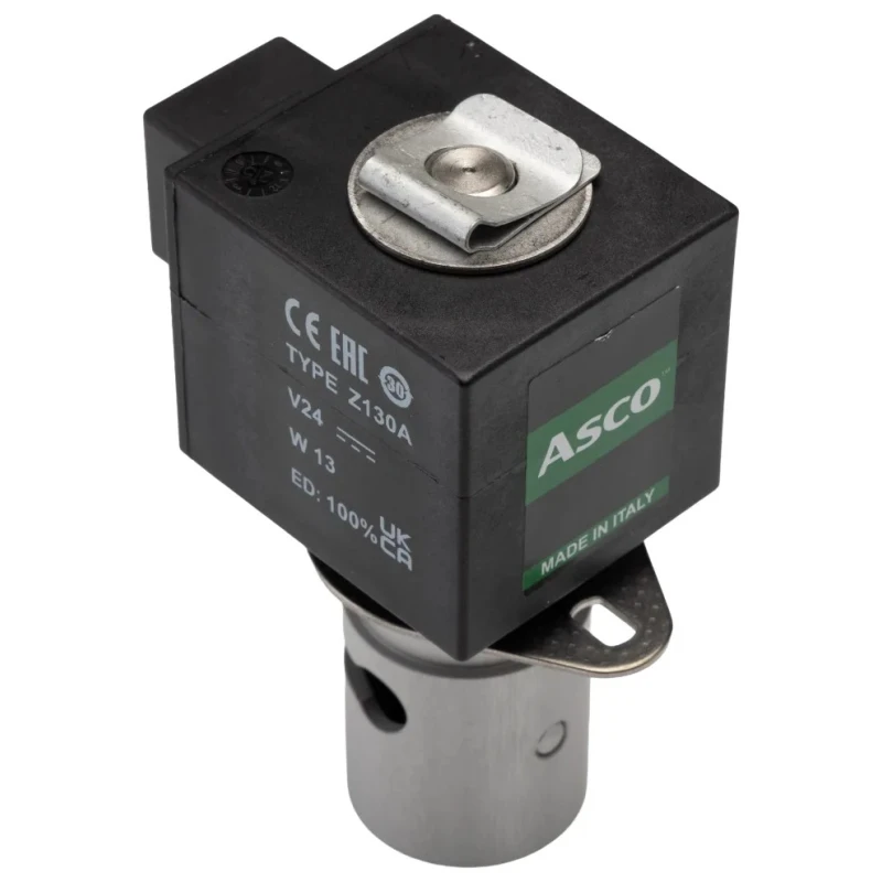 EMERSON ? ASCO Aluminium Body 2-Port Normally Closed Solenoid Valve 24V DC S10609Z130AD2