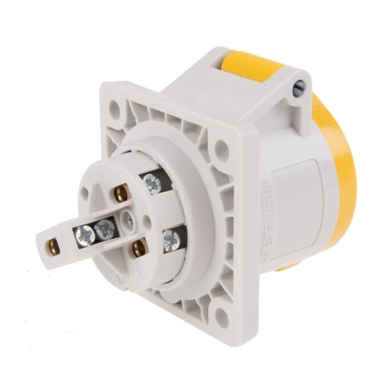 MENNEKES Industrial Power Connector 16A 110V Panel Mount Yellow IP44 IP44 