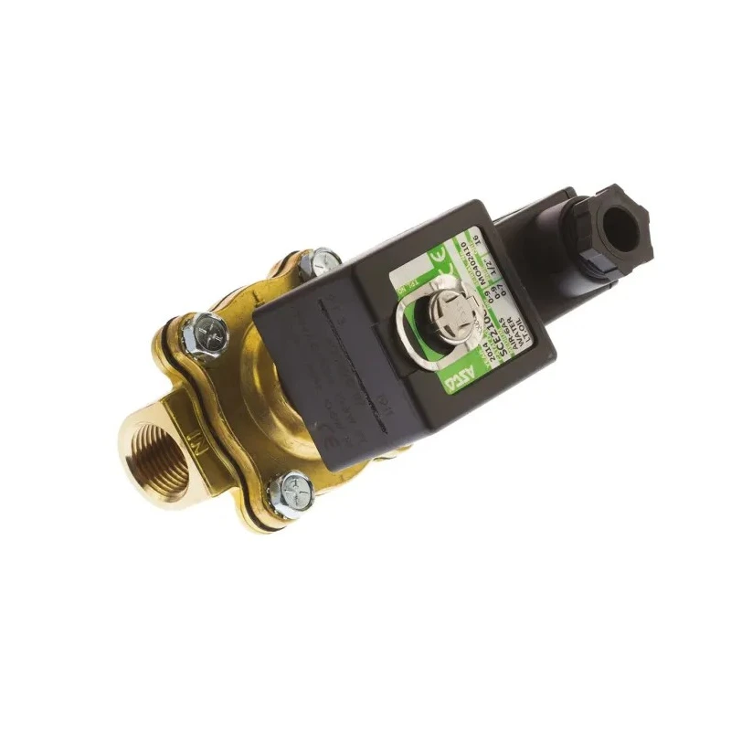 EMERSON ? ASCO Solenoid Valve 2 Port Normally Closed Brass Body 230V AC 9 bar Maximum Pressure E210C094-275