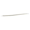 RS PRO Braided Wire Tin Copper 24.13 mm² CSA M8 Stud Size 2 x 24 x 16 x 0.2 mm 0.4 m BS4109 BS EN 13602:2002 489-157