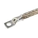 RS PRO Braided Wire Tin Copper 24.13 mm² CSA M8 Stud Size 2 x 24 x 16 x 0.2 mm 0.4 m BS4109 BS EN 13602:2002 489-157