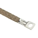 RS PRO Braided Wire Tin Copper 24.13 mm² CSA M8 Stud Size 2 x 24 x 16 x 0.2 mm 0.4 m BS4109 BS EN 13602:2002 489-157