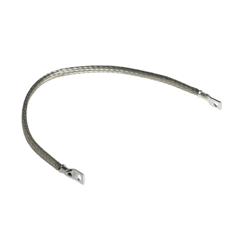 RS PRO Braided Wire Tin Copper Wire 15.08 mm² CSA M6 Stud Size 24 x 20 x 0.2 mm 0.4 m 489-169