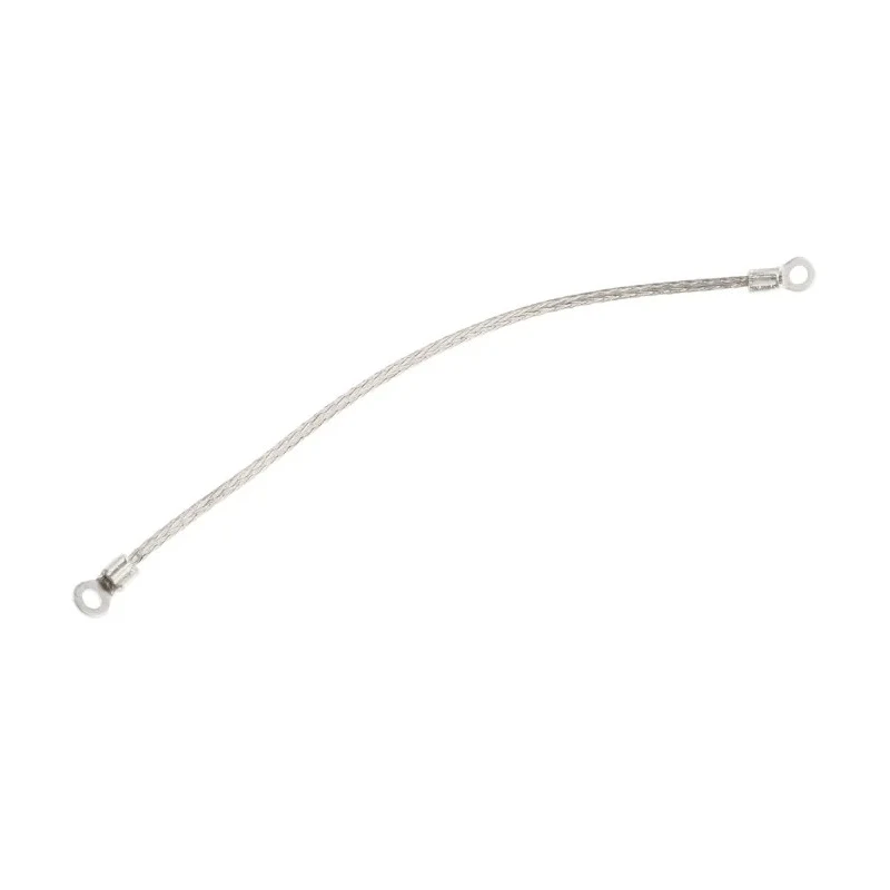 RS PRO Braided Wire, 1.13 mm² CSA M3.5 Stud Size, 16 x 4 x 0.15 mm, 0.15 m Tin Copper Wire BS4109, BS EN 13602:2002 489-175