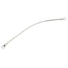 RS PRO Braided Wire, 1.13 mm² CSA M3.5 Stud Size, 16 x 4 x 0.15 mm, 0.15 m Tin Copper Wire BS4109, BS EN 13602:2002 489-175