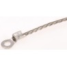 RS PRO Braided Wire 1.13 mm² CSA M3.5 Stud Size, 16 x 4 x 0.15 mm Tin Copper Wire BS4109 BS EN 13602:2002 489-181