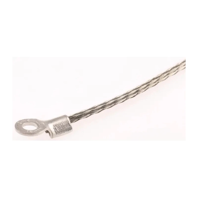 RS PRO Braided Wire 1.13 mm² CSA M3.5 Stud Size, 16 x 4 x 0.15 mm Tin Copper Wire BS4109 BS EN 13602:2002 489-181