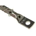 RS PRO Braided Wire, 10.05 mm² Cross Section Area, M6 Stud Size, 24 x 20 x 0.2 mm, 150 mm Length, Tin Copper Wire 489-208