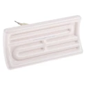 RS PRO Ceramic Heating Element 500 W 230V AC Glazed Curved 122mm x 60mm 198-8529