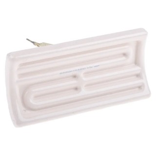 RS PRO Ceramic Heating Element 500 W 230V AC Glazed Curved 122mm x 60mm 198-8529