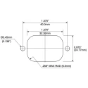 Bulgin C13 Straight Panel Mount IEC Connector, 250V, 10A, Male, Rewireable PX0793/63