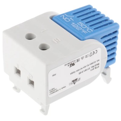 STEGO Enclosure Thermostat NO Switch Configuration 120V AC 250V AC Operating Temp -45°C to 70°C 01161.0-00