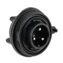 Bulgin Circular Connector, 3 Contacts, Panel Mount, Standard Buccaneer Series, Plug Male, IP68/IP69K, 12A, 250V PX0730/P