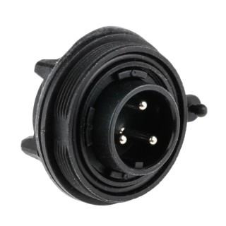 Bulgin Circular Connector, 3 Contacts, Panel Mount, Standard Buccaneer Series, Plug Male, IP68/IP69K, 12A, 250V PX0730/P
