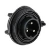 Bulgin Circular Connector, 3 Contacts, Panel Mount, Standard Buccaneer Series, Plug Male, IP68/IP69K, 12A, 250V PX0730/P