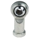 RS PRO Steel Rod End M8 x 1.25 Female Thread, 8mm Bore, 47mm Width 198-8967