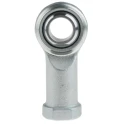 RS PRO M20 x 1.5 Female Steel Rod End, 20mm Bore, Metric Thread, Galvanised Zinc Coating 198-9033