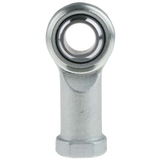 RS PRO M20 x 1.5 Female Steel Rod End, 20mm Bore, Metric Thread, Galvanised Zinc Coating 198-9033