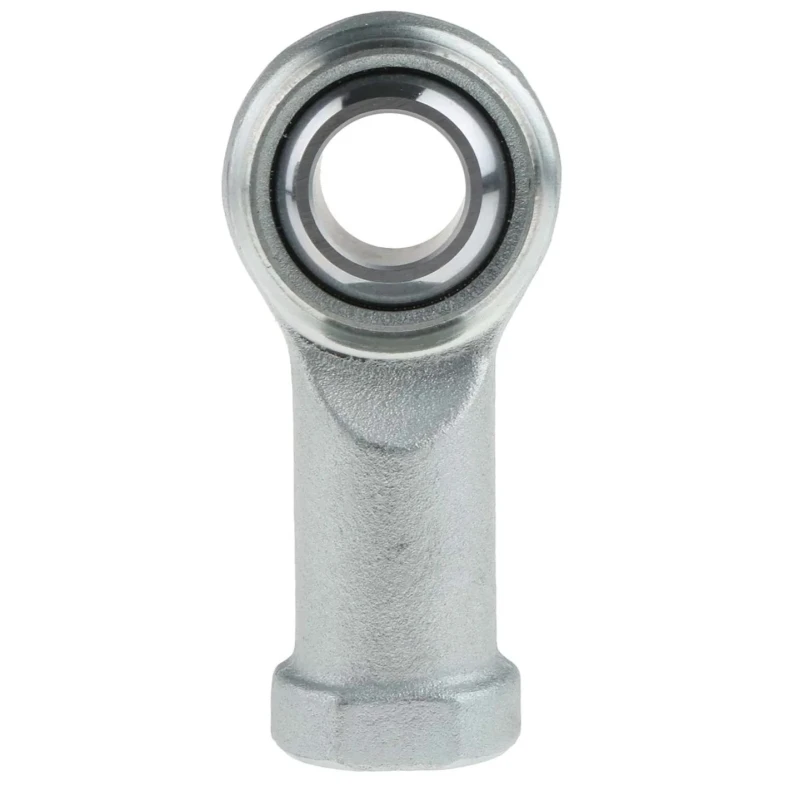 RS PRO M20 x 1.5 Female Steel Rod End, 20mm Bore, Metric Thread, Galvanised Zinc Coating 198-9033