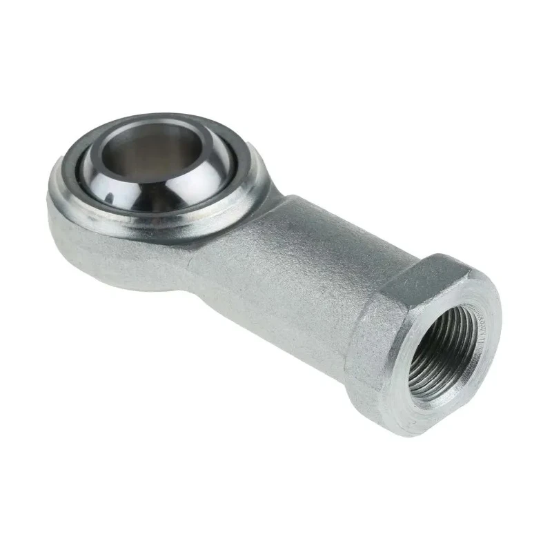 RS PRO M20 x 1.5 Female Steel Rod End, 20mm Bore, Metric Thread, Galvanised Zinc Coating 198-9033