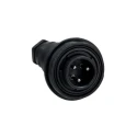 Bulgin Circular Connector, 3 Contacts, In-Line Mount, Male Plug, 12A Current, IP68 IP69K Rated, Polymer Housing, PX0732/P