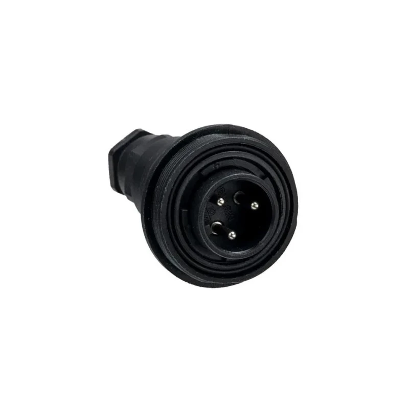 Bulgin Circular Connector, 3 Contacts, In-Line Mount, Male Plug, 12A Current, IP68 IP69K Rated, Polymer Housing, PX0732/P