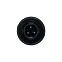 Bulgin Circular Connector, 3 Contacts, In-Line Mount, Male Plug, 12A Current, IP68 IP69K Rated, Polymer Housing, PX0732/P