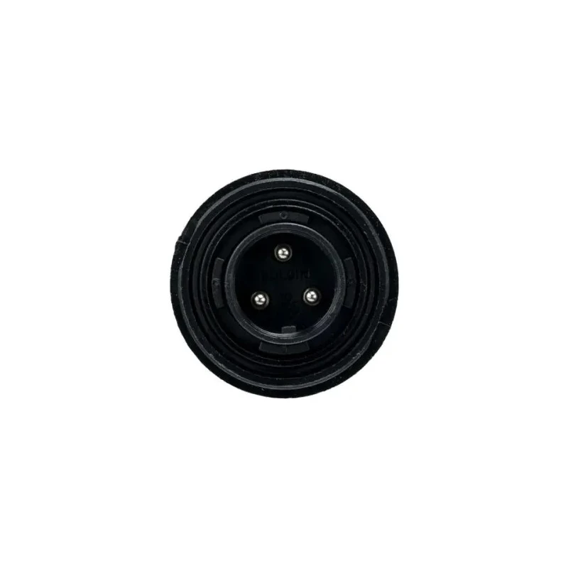 Bulgin Circular Connector, 3 Contacts, In-Line Mount, Male Plug, 12A Current, IP68 IP69K Rated, Polymer Housing, PX0732/P
