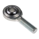 RS PRO Steel Rod End Bearing M10 x 1.5 Male Thread Metric, 10mm Bore, 61mm Overall Width 198-9099