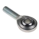 RS PRO Steel Rod End Bearing M10 x 1.5 Male Thread Metric, 10mm Bore, 61mm Overall Width 198-9099