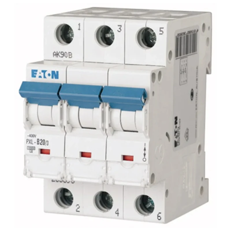 Eaton xPole Miniature Circuit Breaker, 3-Pole, 20A, Type D, 400V AC, 48V DC, 10 kA Breaking Capacity 236466 PXL-D20/3