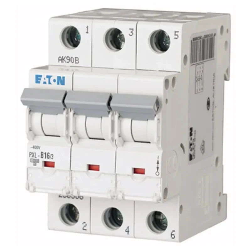 Kopp xPole Miniature Circuit Breaker 3-Pole 16A Type C 400V AC 48V DC 10 kA Breaking Capacity 236426 PXL-C16/3