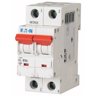 Eaton xPole Miniature Circuit Breaker 2-Pole 10A Type C 400V AC 48V DC 10 kA Breaking Capacity 236285 PXL-C10/2