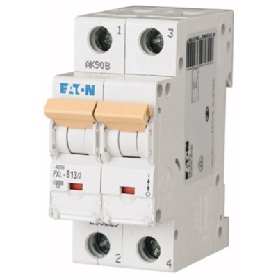 Eaton xPole Miniature Circuit Breaker 2-Pole 13A Type B 400V AC 48V DC 10kA Breaking Capacity 236229 PXL-B13/2