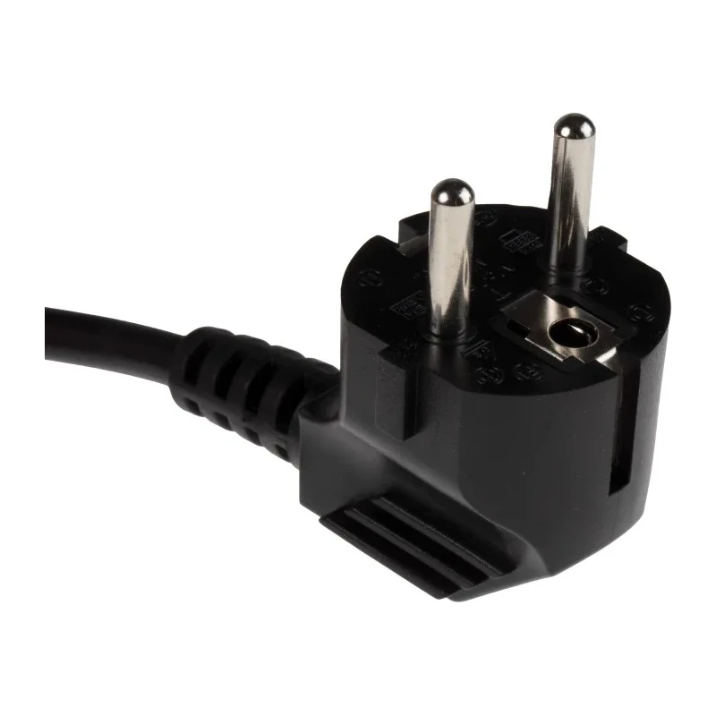 RS PRO Unterminated to CEE 7/3 Schuko Power Cord, 3 m, Black PVC, 10A, 250V 490-245