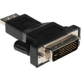 RS PRO Audio Female HDMI Straight DVI AV Adapter 300V 500mA Compact Design 489-472