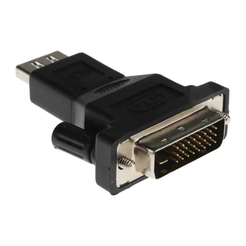RS PRO Audio Female HDMI Straight DVI AV Adapter 300V 500mA Compact Design 489-472