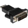 RS PRO Audio Female HDMI Straight DVI AV Adapter 300V 500mA Compact Design 489-472