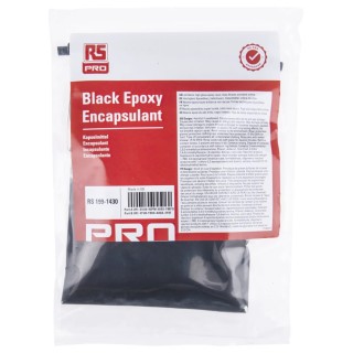 RS PRO Black Potting Compound Epoxy 500 g Twin-Pack General Purpose Electronics Use 199-1430