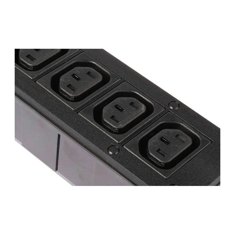 Bulgin 10A 250V AC 5 Gang Socket Bar 2m Cable IEC C13 Fused PXD301/050/01/1